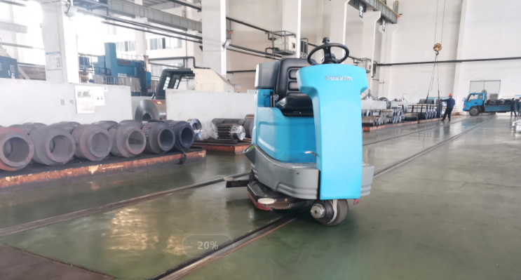 駕駛式洗地機(jī)在工廠車間的應(yīng)用