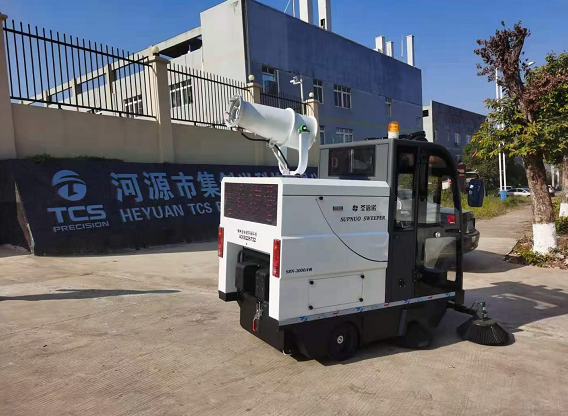 廣東某科技公司采購電動(dòng)清掃車助力廠區(qū)清潔