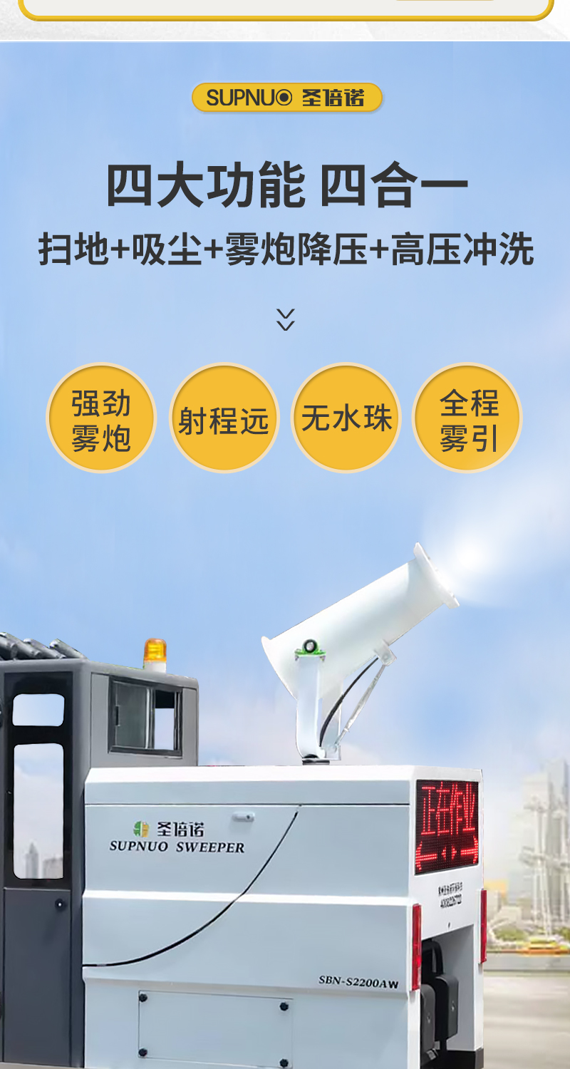 圣倍諾S2200AW全封閉小四輪駕駛式霧炮高壓沖洗電動(dòng)掃地車詳情_(kāi)06